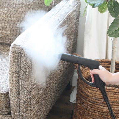 fabric couch steam cleaning