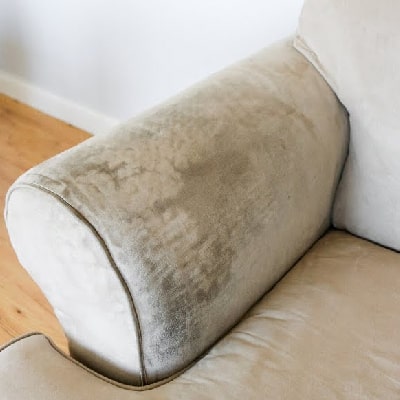 Fabric couch stain removal